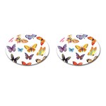 Bright Butterflies 2 Cufflinks (Oval)