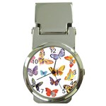 Bright Butterflies 2 Money Clip Watch