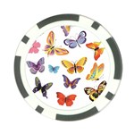 Bright Butterflies 2 Poker Chip Card Guard