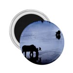 Moose in Peaceful Waters 2.25  Magnet