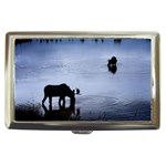 Moose in Peaceful Waters Cigarette Money Case