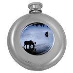 Moose in Peaceful Waters Hip Flask (5 oz)