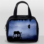 Moose in Peaceful Waters Classic Handbag (One Side)