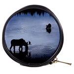 Moose in Peaceful Waters Mini Makeup Bag