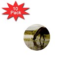 Horse in the Water 1  Mini Button (10 pack) 