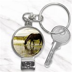 Horse in the Water Nail Clippers Key Chain