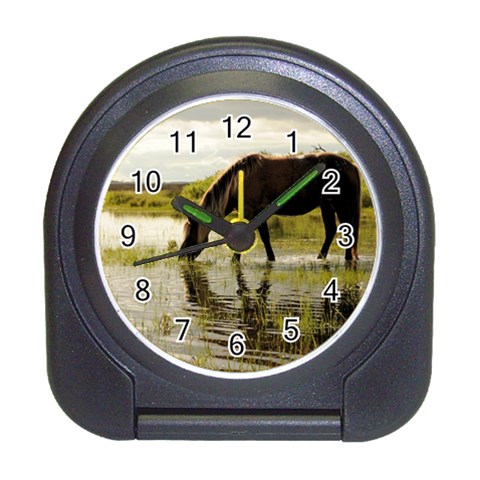 Horse in the Water Travel Alarm Clock from ArtsNow.com Front