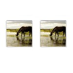 Horse in the Water Cufflinks (Square)