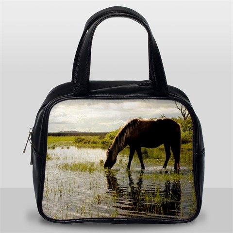 Horse in the Water Classic Handbag (Two Sides) from ArtsNow.com Back