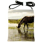 Horse in the Water Shoulder Sling Bag