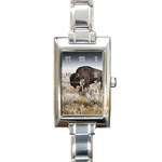 Buffalo Rectangular Italian Charm Watch