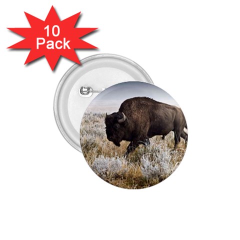 Buffalo 1.75  Button (10 pack)  from ArtsNow.com Front