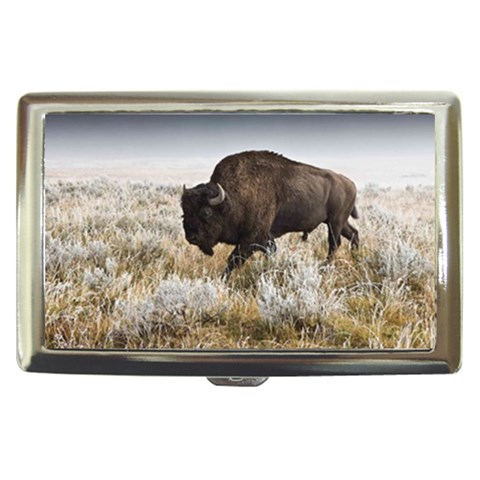 Buffalo Cigarette Money Case from ArtsNow.com Front