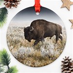 Buffalo Round Ornament (Two Sides)