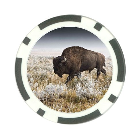 Buffalo Poker Chip Card Guard (10 pack) from ArtsNow.com Front