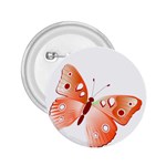 Red Butterfly 2.25  Button