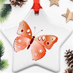 Red Butterfly Ornament (Star)