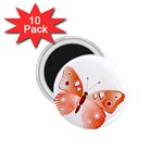 Red Butterfly 1.75  Magnet (10 pack) 