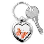 Red Butterfly Key Chain (Heart)