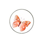 Red Butterfly Hat Clip Ball Marker