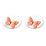 Red Butterfly Cufflinks (Oval)