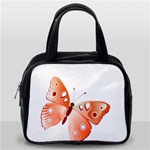 Red Butterfly Classic Handbag (One Side)