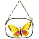 Yellow and Purple Butterfly Chain Purse (One Side)