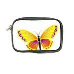 Yellow and Purple Butterfly Coin Purse