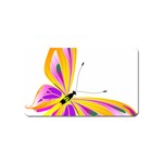 Orange and Purple Butterfly Magnet (Name Card)