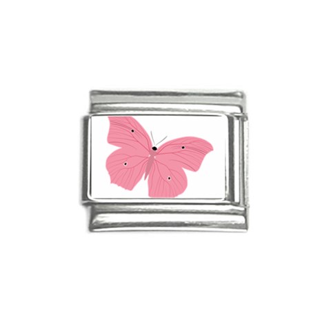 Pink Butterfly Italian Charm (9mm) from ArtsNow.com Front