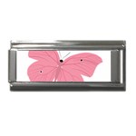 Pink Butterfly Superlink Italian Charm (9mm)