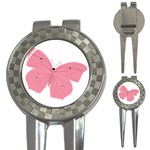 Pink Butterfly 3-in-1 Golf Divot