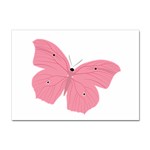 Pink Butterfly Sticker A4 (10 pack)