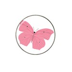 Pink Butterfly Hat Clip Ball Marker