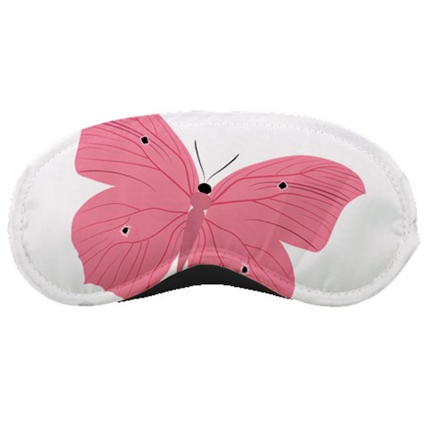 Pink Butterfly Sleeping Mask from ArtsNow.com Front