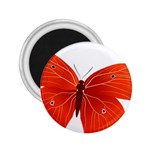 Red Butterfly 2.25  Magnet