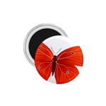 Red Butterfly 1.75  Magnet