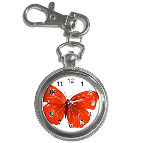 Red Butterfly Key Chain Watch from ArtsNow.com Front