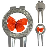 Red Butterfly 3-in-1 Golf Divot