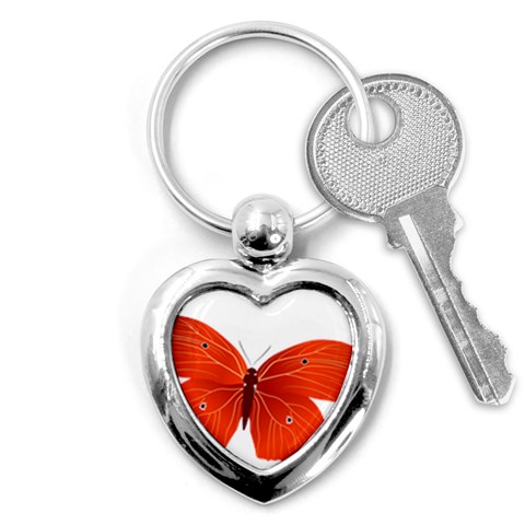 Red Butterfly Key Chain (Heart) from ArtsNow.com Front