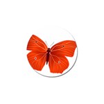 Red Butterfly Golf Ball Marker