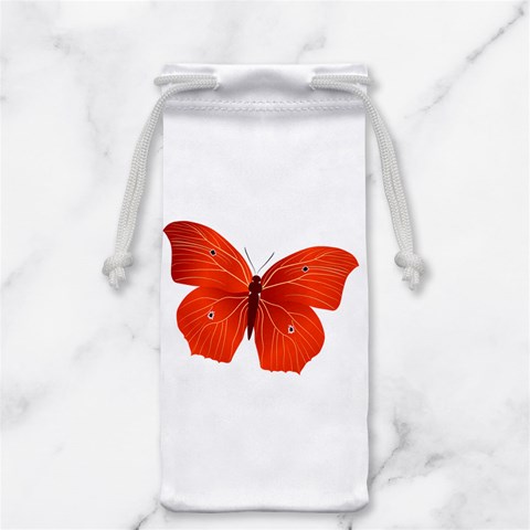 Red Butterfly Jewelry Bag from ArtsNow.com Back