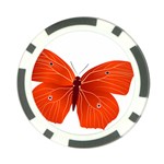 Red Butterfly Poker Chip Card Guard