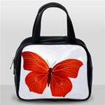 Red Butterfly Classic Handbag (One Side)