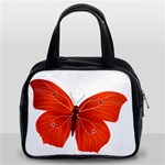 Red Butterfly Classic Handbag (Two Sides)