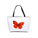 Red Butterfly Classic Shoulder Handbag