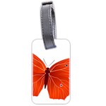 Red Butterfly Luggage Tag (two sides)