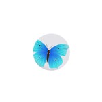 Blue Butterfly 1  Mini Button