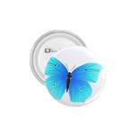 Blue Butterfly 1.75  Button