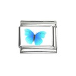 Blue Butterfly Italian Charm (9mm)